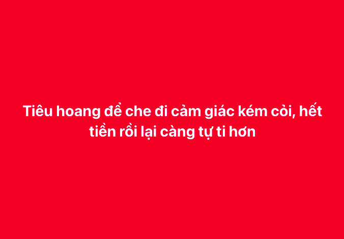 Tại sao người nghèo rất để ý ăn mặc, nhưng người giàu thì không?