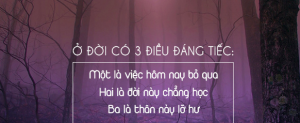 Sống cuộc đời TRỌN VẸN Vì thời gian chẳng đợi ai bao giờ!