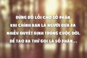 Khi thất bại, người Việt hay đổ lỗi cho… số phận