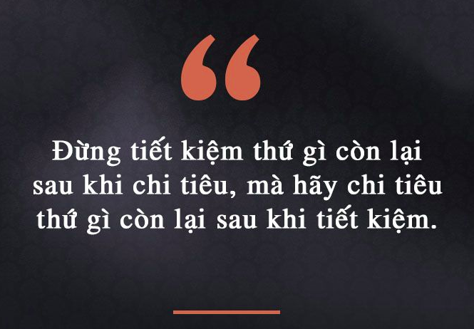 Ăn tiêu dè sẻn không xấu hổ, thiếu tiền mới đáng lo!